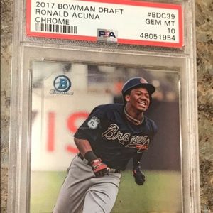 2017 Ronald Acuna Jr Bowman Draft Chrome $$$